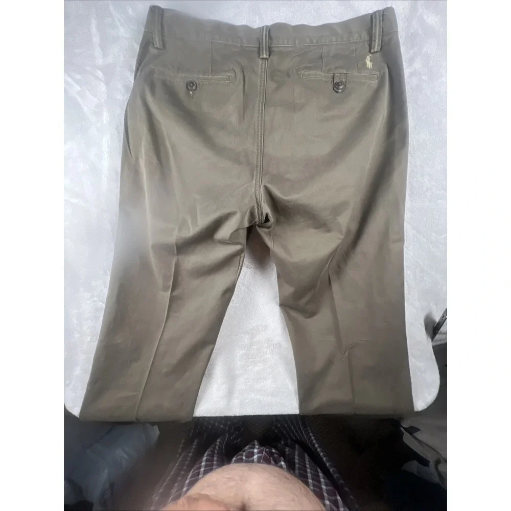Polo Ralph Lauren The Polo Chino Classic Cotton Twill Kaki Pants Size W34 L30
